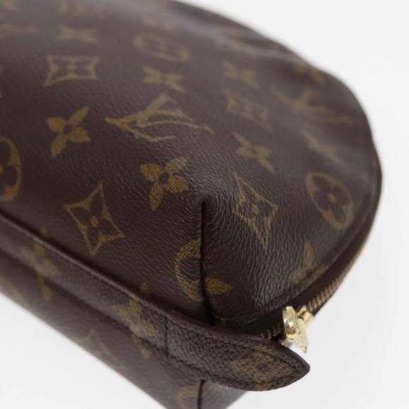 LOUIS VUITTON Monogram Trousse Demi Ronde Cosmetic Pouch M47520 LV Auth 87547 - Picture 7 of 16